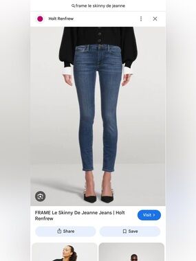Frame le skinny de jeanne jeans